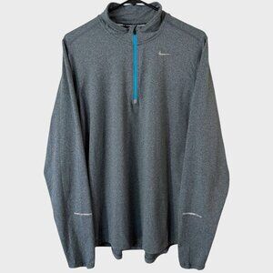 Nike Element 1/2 Half Zip Running Top Men's Medium Athletic Long-Sleeve Shirt